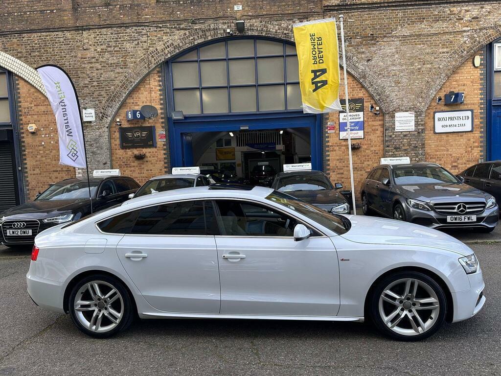 Audi A5 2.0 Tfsi S Line Sportback S Tronic Quattro Euro 6 White #6