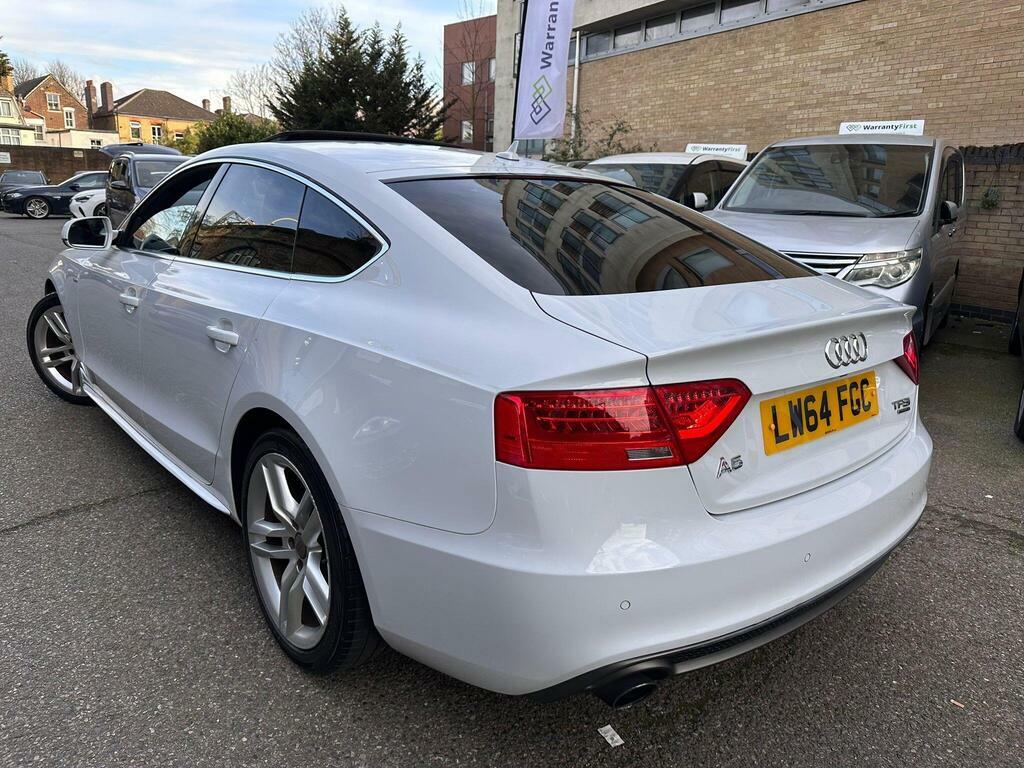 Audi A5 2.0 Tfsi S Line Sportback S Tronic Quattro Euro 6 White #4