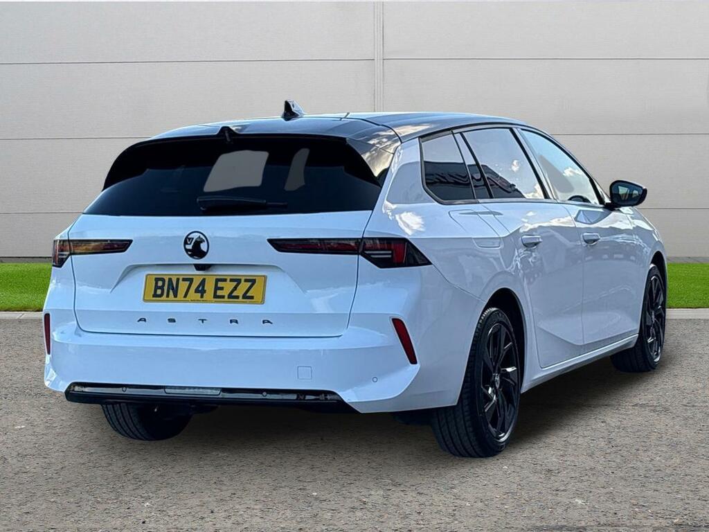 Vauxhall Astra 1.2 Turbo Gs Sports Tourer Euro 6 Ss BN74EZZ White #5