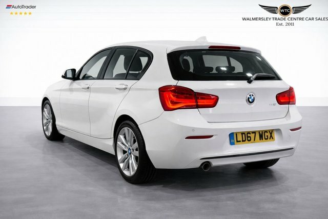 BMW 1 Series 118I Sport Hatchback LD67WGX White #4