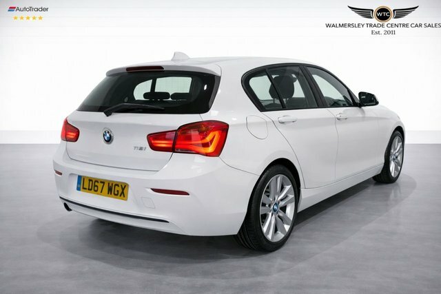 BMW 1 Series 118I Sport Hatchback LD67WGX White #6