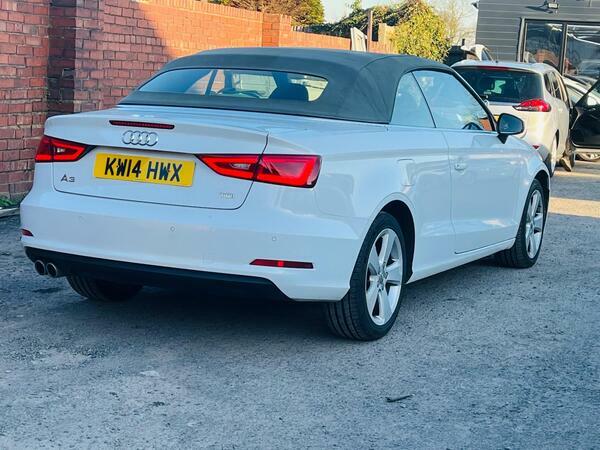 Audi A3 Cabriolet 2.0 Tdi Sport Euro 6 Ss KW14HWX White #2