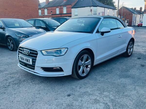 Audi A3 Cabriolet 2.0 Tdi Sport Euro 6 Ss KW14HWX White #4