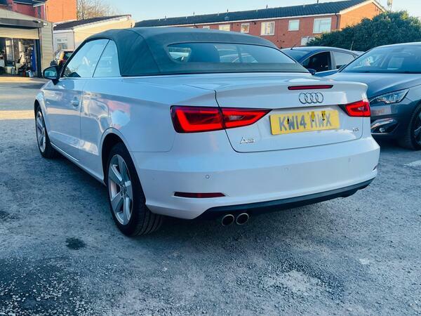 Audi A3 Cabriolet 2.0 Tdi Sport Euro 6 Ss KW14HWX White #6