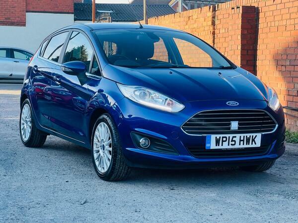 Ford Fiesta 1.0T Ecoboost Titanium Euro 6 Ss WP15HWK Blue #4
