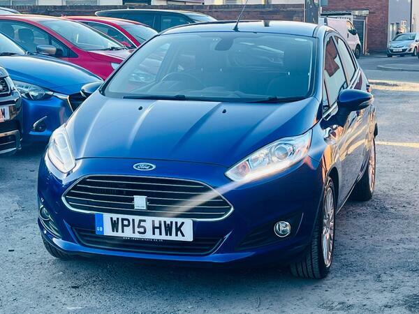 Ford Fiesta 1.0T Ecoboost Titanium Euro 6 Ss WP15HWK Blue #2
