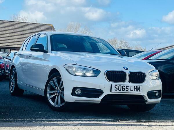 BMW 1 Series 1.5 116D Sport Euro 6 Ss SO65LHM White #4