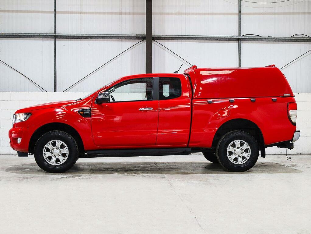 Ford Ranger Ecoblue Xlt Pickup Super Extended Cab A069ZPH Red #2