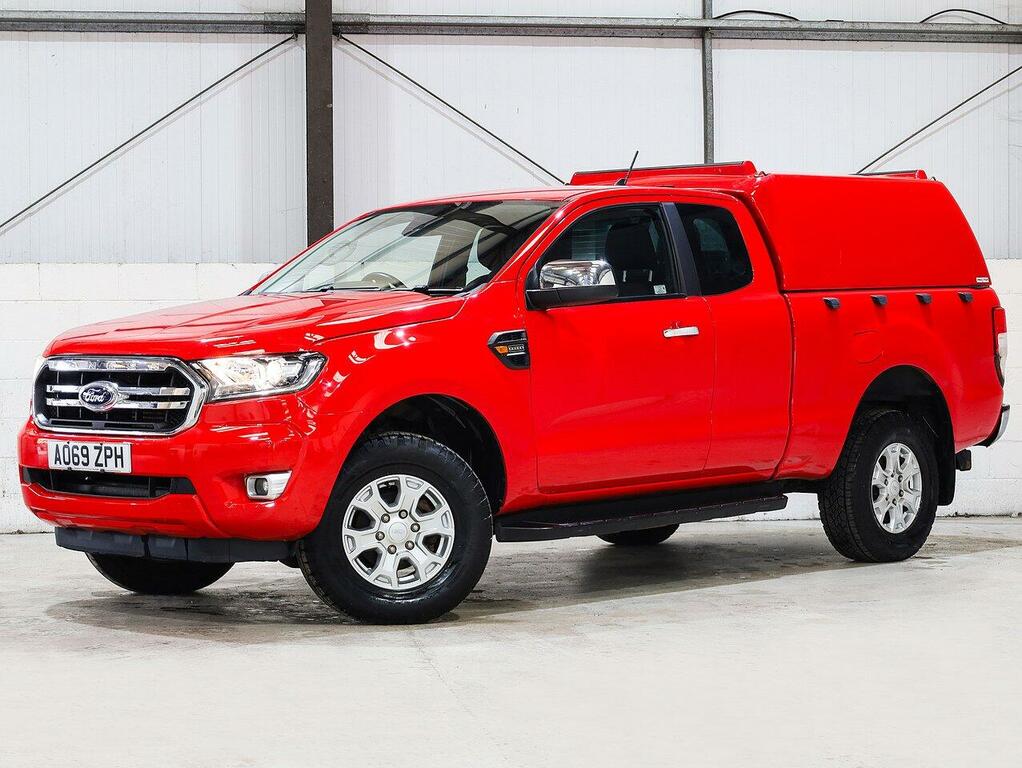 Ford Ranger Ecoblue Xlt Pickup Super Extended Cab A069ZPH Red #3