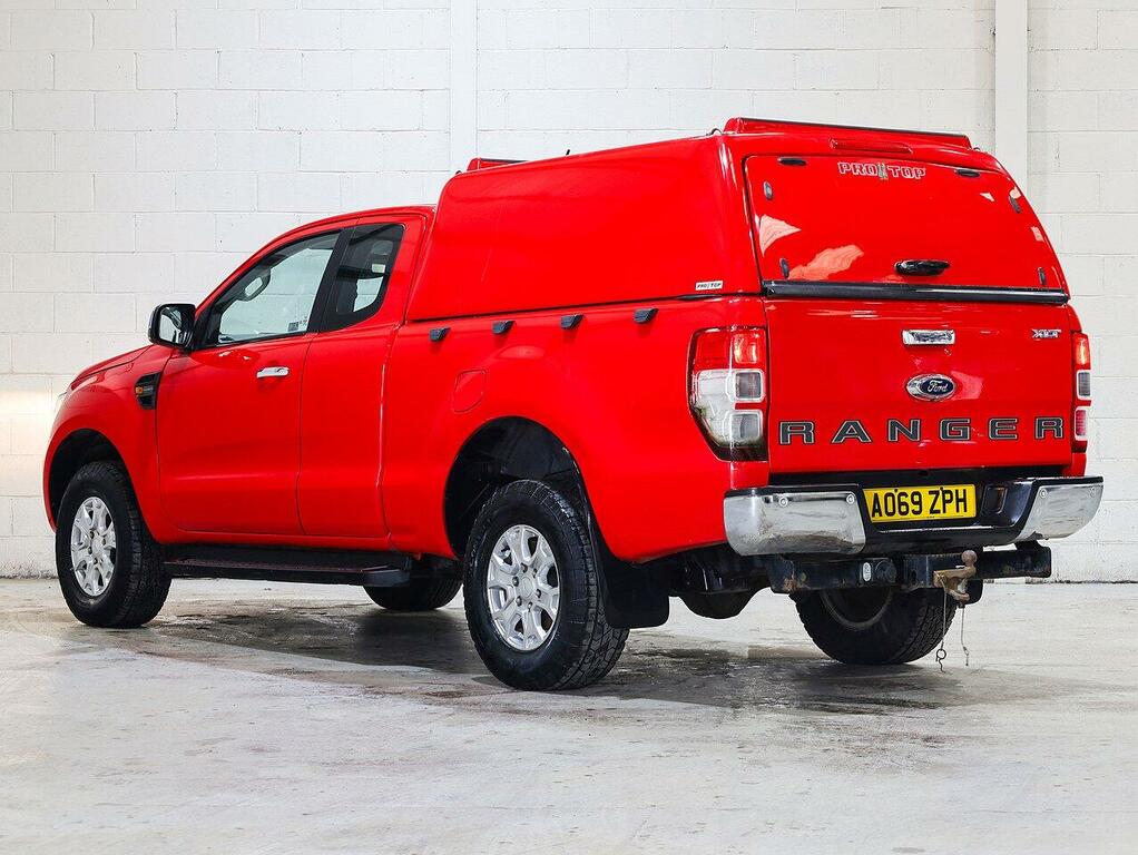 Ford Ranger Ecoblue Xlt Pickup Super Extended Cab A069ZPH Red #4