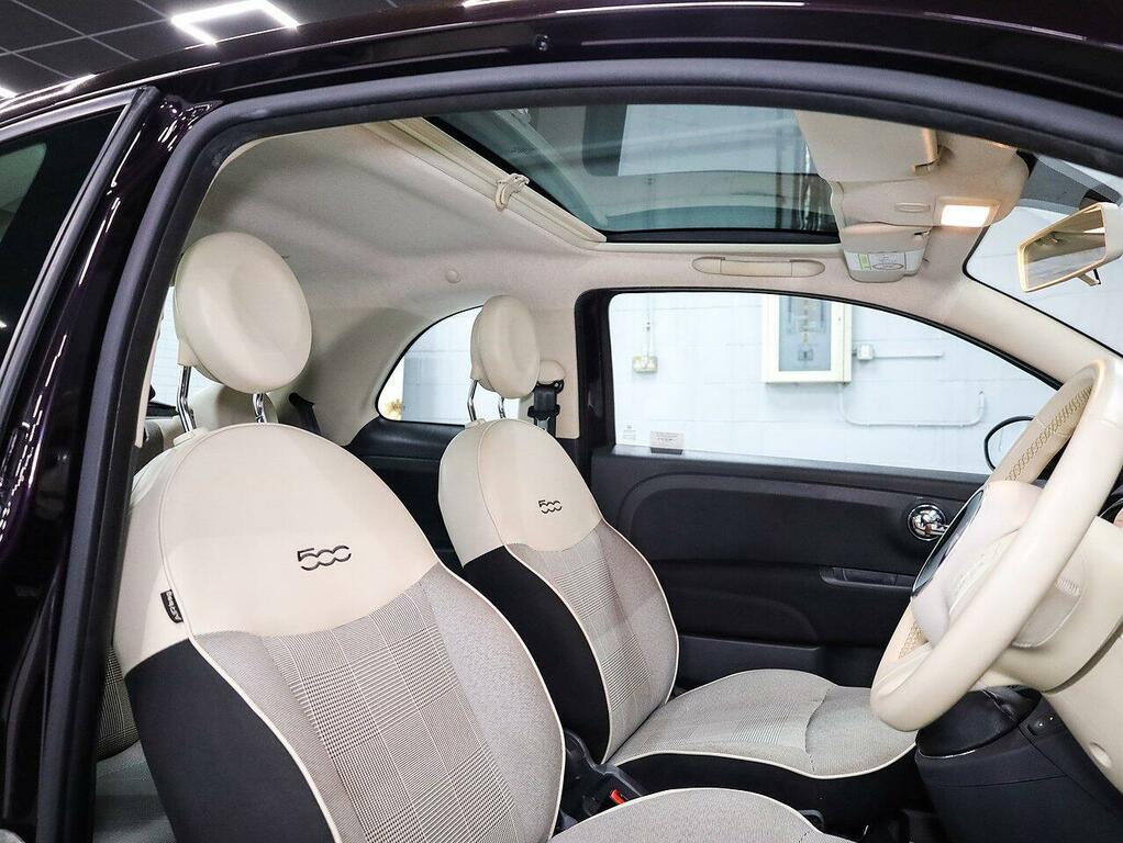 Fiat 500 Twinair Lounge Hatchback NG64AOM Blue #6