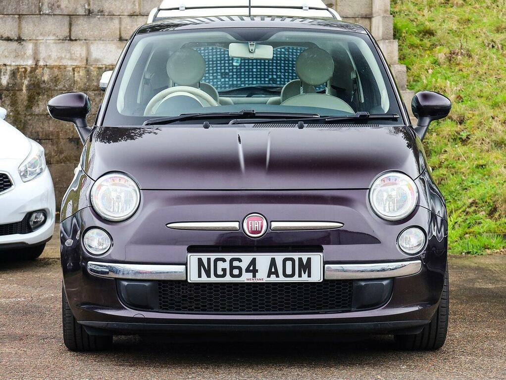 Fiat 500 Twinair Lounge Hatchback NG64AOM Blue #2
