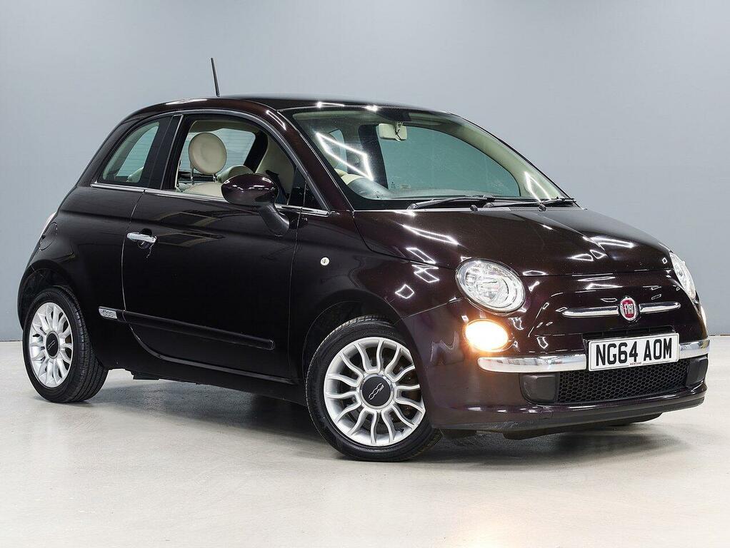 Fiat 500 Twinair Lounge Hatchback NG64AOM Blue #4