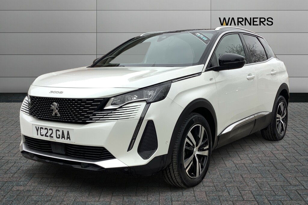 Peugeot 3008 1.2 Puretech Gt YC22GAA White #2