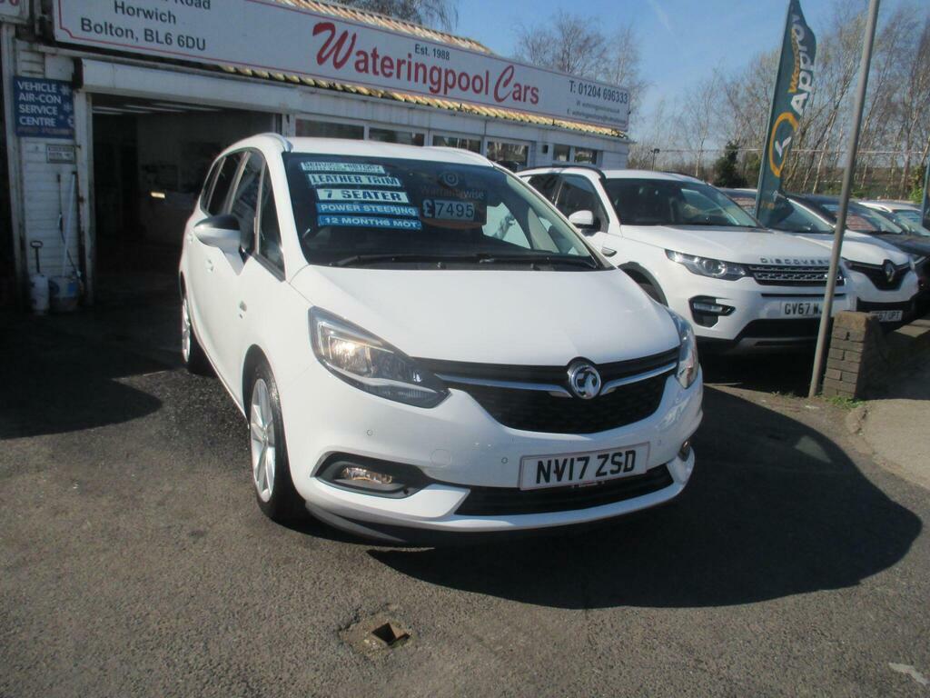 Vauxhall Zafira Tourer 1.4I Turbo Sri Nav Euro 6 NV17ZSD White #4