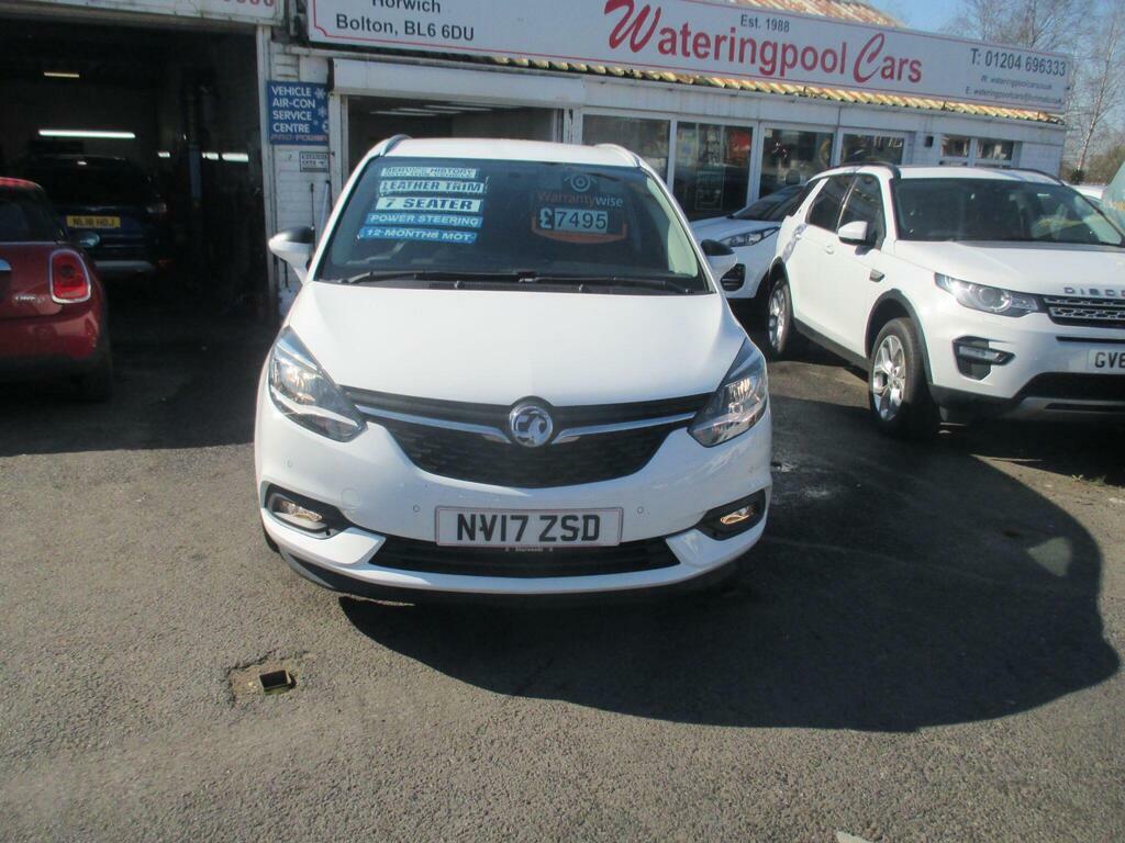 Vauxhall Zafira Tourer 1.4I Turbo Sri Nav Euro 6 NV17ZSD White #5
