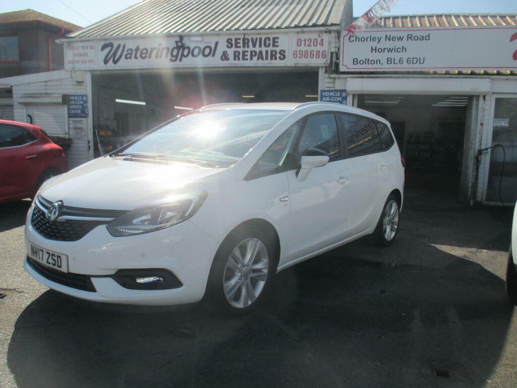 Vauxhall Zafira Tourer 1.4I Turbo Sri Nav Euro 6 NV17ZSD White #2