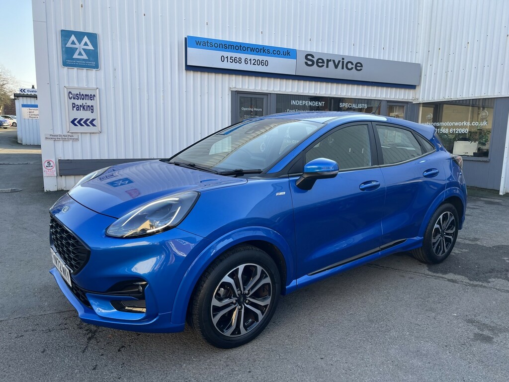 Ford Puma Suv 1.0 Puma St-line 1.0L Ecoboost 125Ps Mh Blue