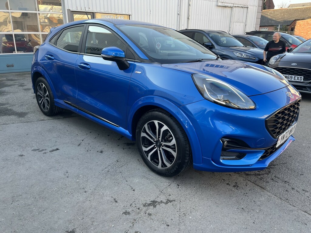 Ford Puma Suv 1.0 Puma St-line 1.0L Ecoboost 125Ps Mh YM72WKY Blue #3