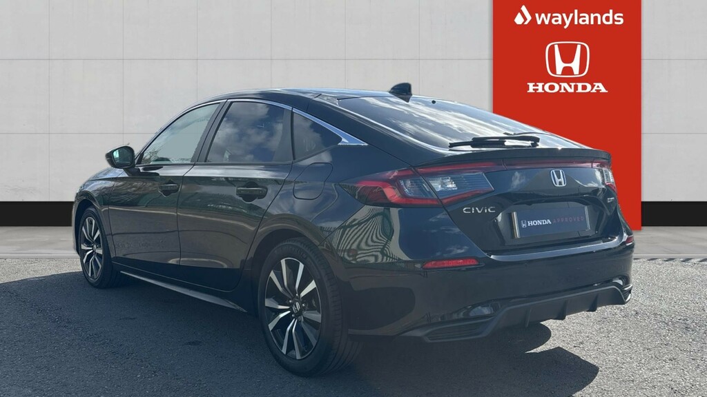 Honda Civic Honda Civic 2.0 Ehev Elegance Cvt Hatchback RE74VFA Black #3