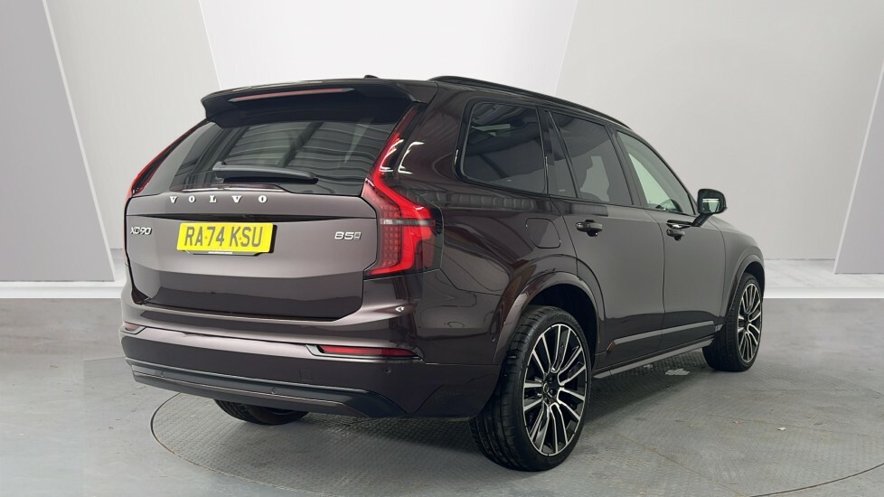 Volvo XC90 B5 Ultra, Awd Mild Hyb, Darkblond Leather RA74KSU Red #2