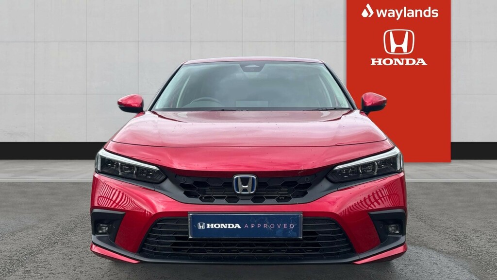 Honda Civic Honda Civic 2.0 Ehev Advance Cvt Hatchback Red #6