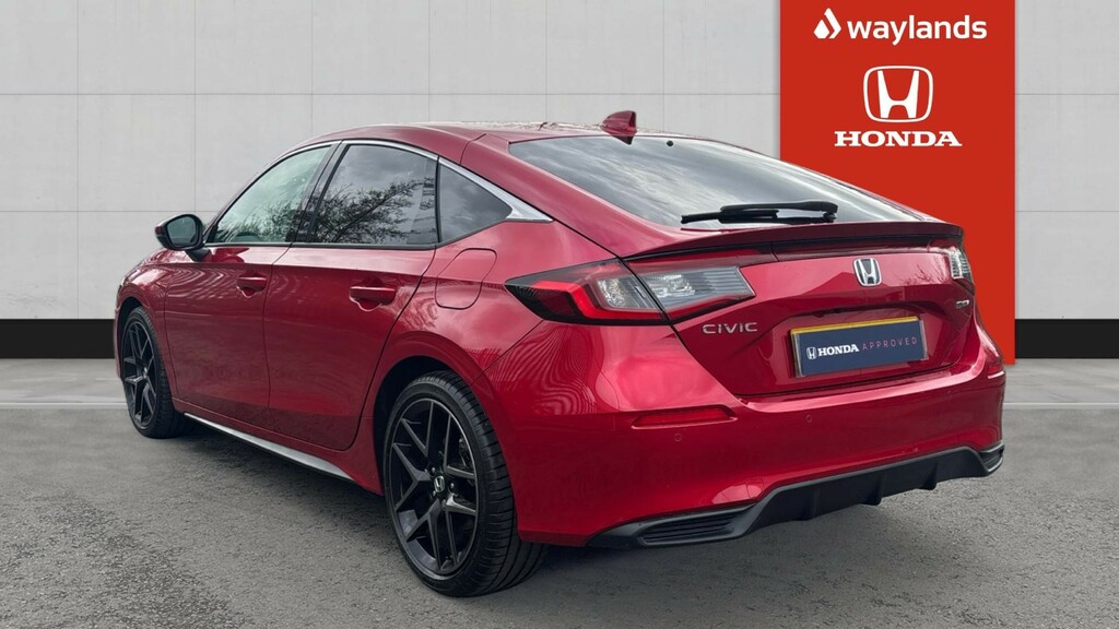 Honda Civic Honda Civic 2.0 Ehev Advance Cvt Hatchback Red #3
