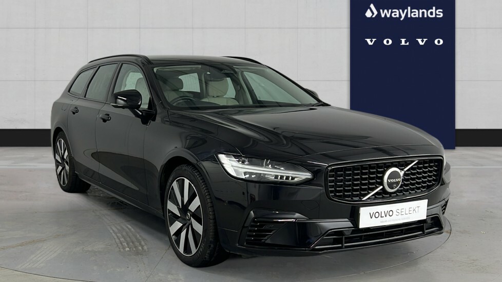 Volvo V90 Plus, T6 Awd Plug-in Hybrid, Dark Black