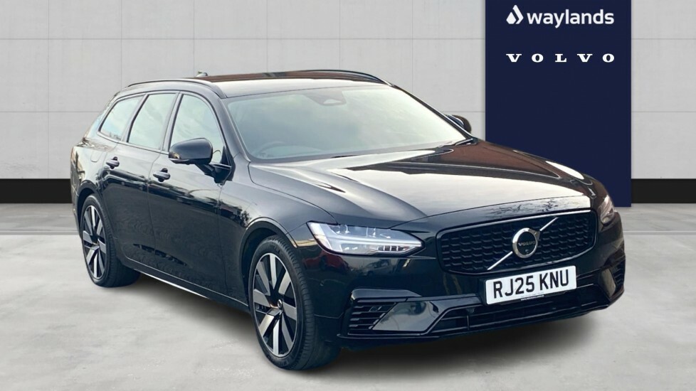 Volvo V90 Plus, T6 Awd Plug-in Hybrid, Dark Black