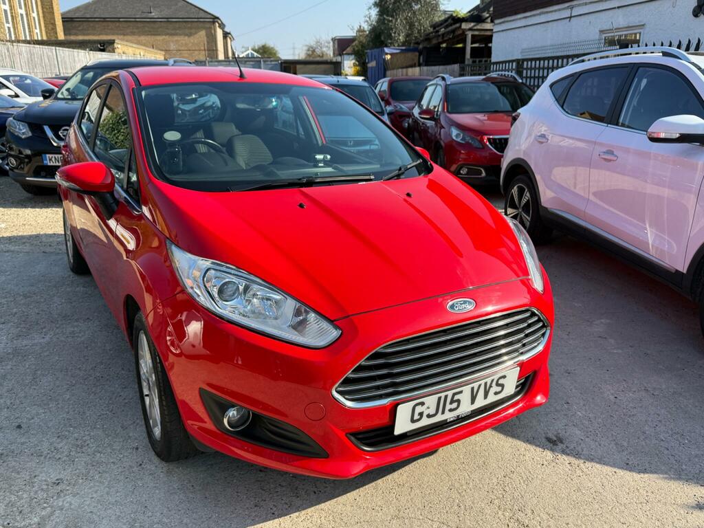 Ford Fiesta 1.25 Zetec Euro 6 GJ15VVS Red #4