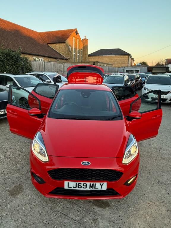 Ford Fiesta 1.0T Ecoboost St-line Euro 6 Ss LJ69MLY Red #5