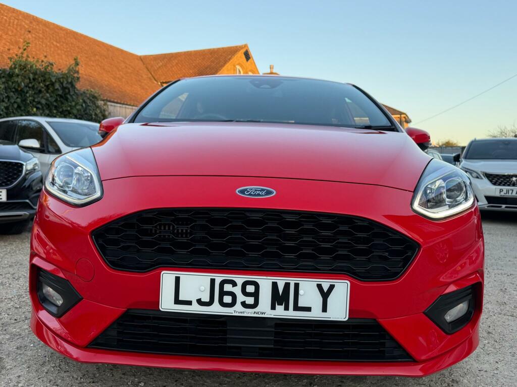Ford Fiesta 1.0T Ecoboost St-line Euro 6 Ss LJ69MLY Red #3