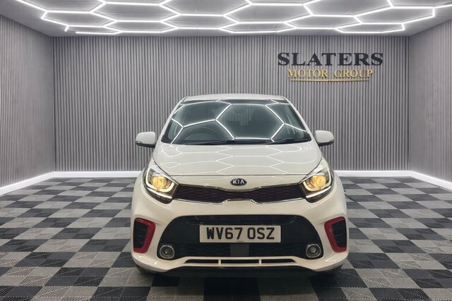 Kia Picanto 1.0 Gt-line Hatchback Euro 6 66 WV67OSZ White #2
