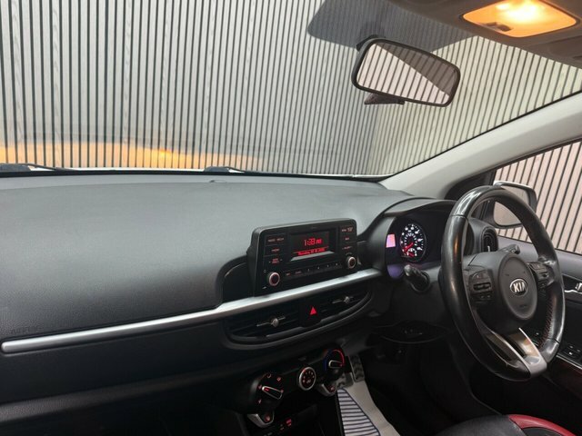 Kia Picanto 1.0 Gt-line Hatchback Euro 6 66 WV67OSZ White #5