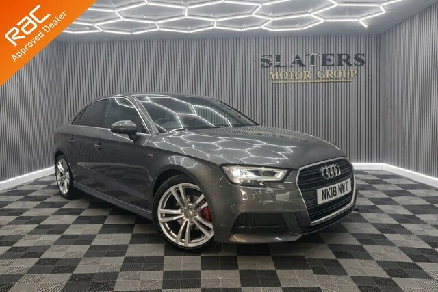 Audi A3 2.0 Tdi S Line Saloon Euro 6 S Grey