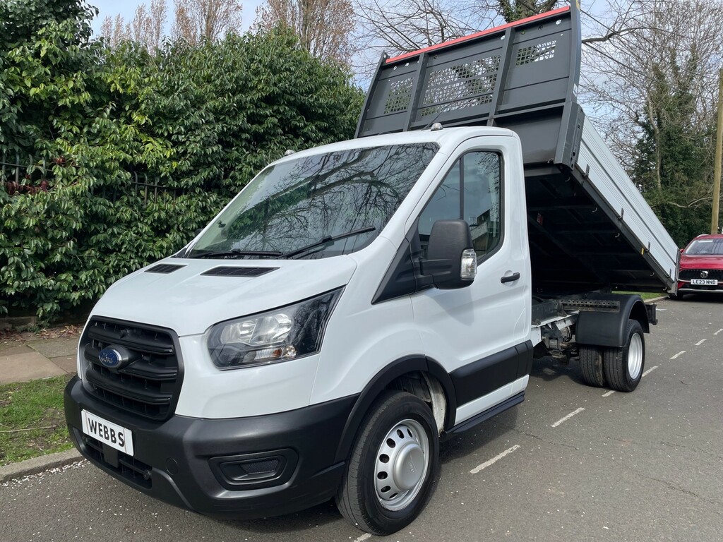 Ford Transit Custom Tipper 2.0 Transit Leader Twin Wheel 350 L2 Tipper BL73EAW White #3