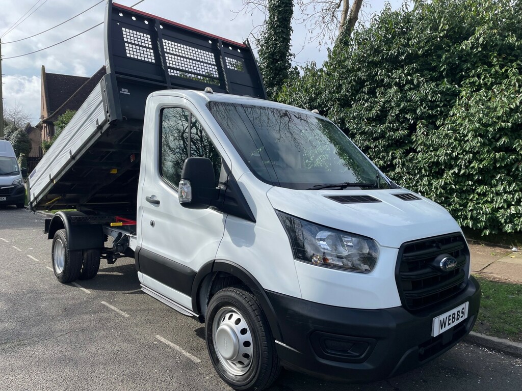 Ford Transit Custom Tipper 2.0 Transit Leader Twin Wheel 350 L2 Tipper BL73EAW White #4