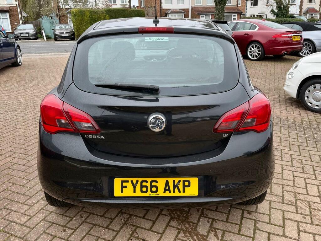 Vauxhall Corsa 1.2I Sting Euro 6 201766 FY66AKP Black #5