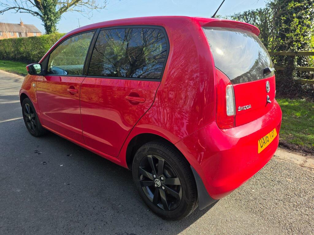 Skoda Citigo 1.0 Mpi Colour Edition Euro 6 DA16TZF Red #4