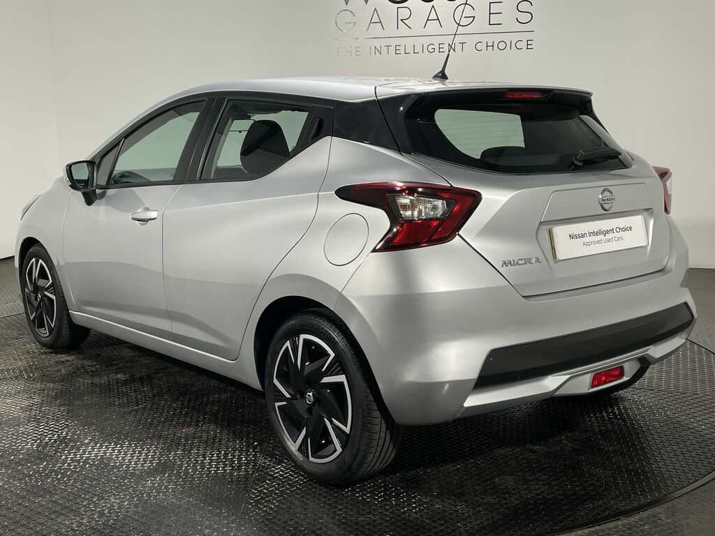 Nissan Micra 1.0 Ig-t 92 Acenta Cvt FX72YJL Silver #4