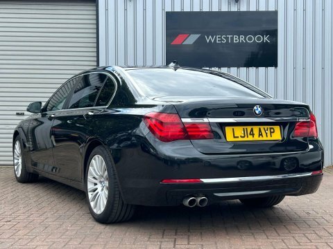 BMW 7 Series 3.0 730Ld Se LJ14AYP Black #4