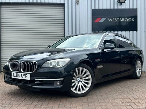 BMW 7 Series 3.0 730Ld Se LJ14AYP Black #5