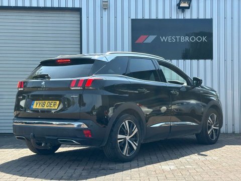 Peugeot 3008 1.2 Puretech Gt YY18OER Black #6