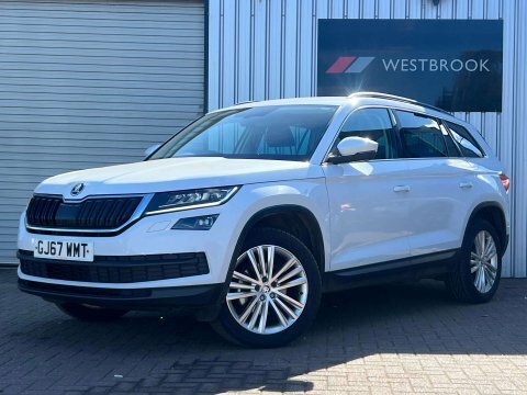 Skoda Kodiaq 2.0 Tdi Se GJ67WMT White #3