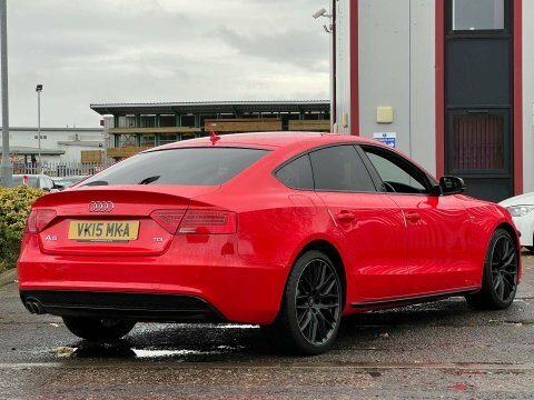 Audi A5 2.0 Tdi Black VK15MKA Red #6