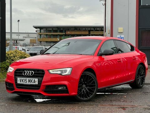 Audi A5 2.0 Tdi Black VK15MKA Red #4