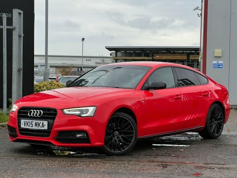 Audi A5 2.0 Tdi Black VK15MKA Red #5