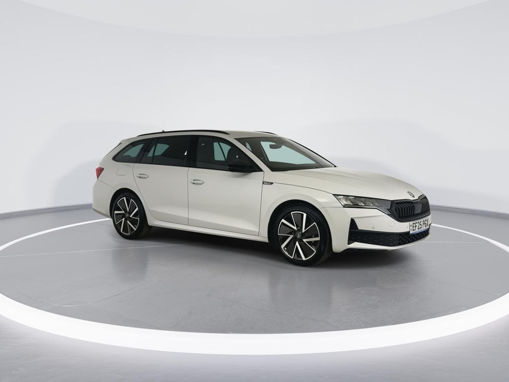 Skoda Octavia 1.5 Tsi 150 E-tec Sportline Dsg EF25PGX White #2