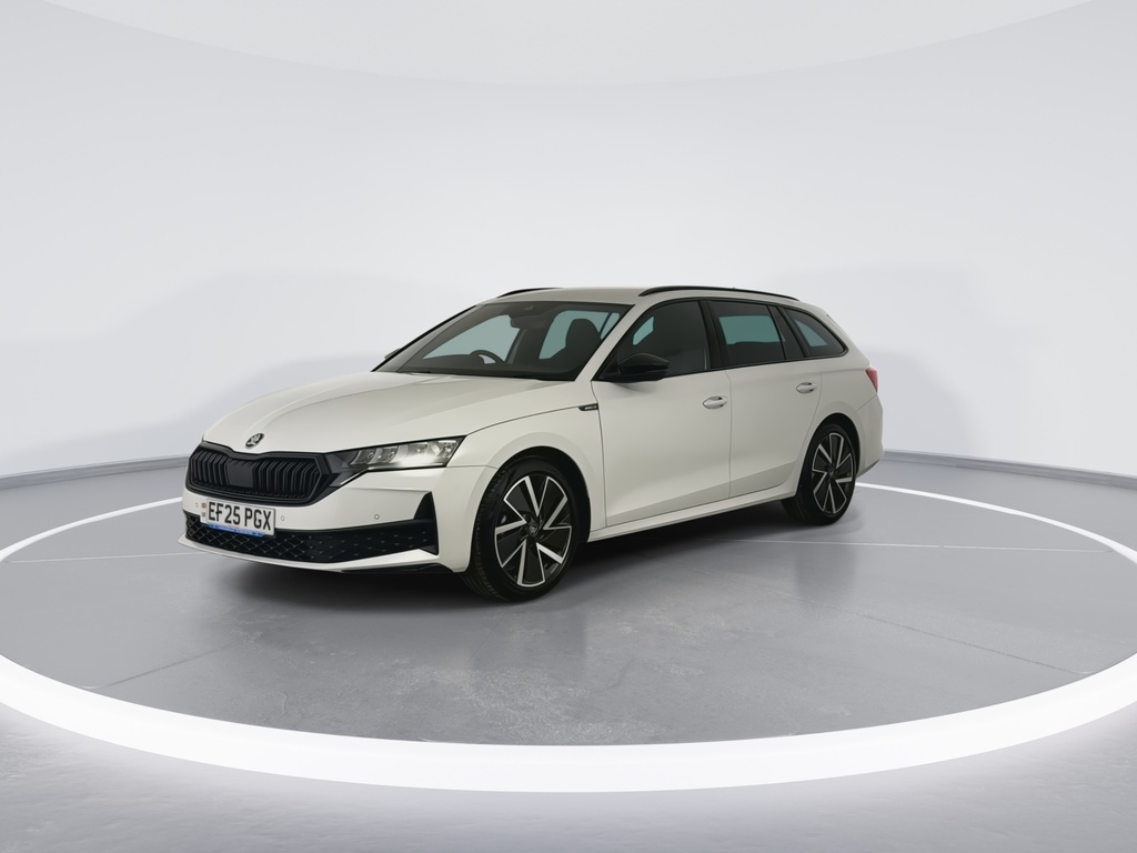 Skoda Octavia 1.5 Tsi 150 E-tec Sportline Dsg EF25PGX White #4