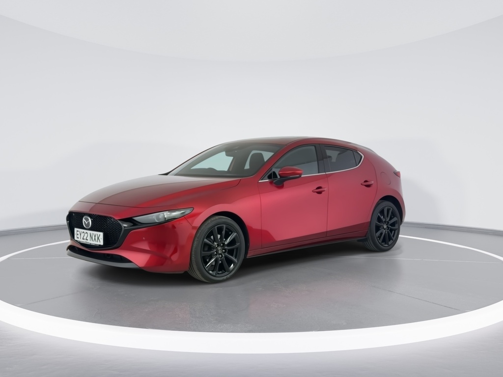 Mazda 3 2.0 E-skyactiv X Mhev 186 Sport Lux EY22NXK Red #4
